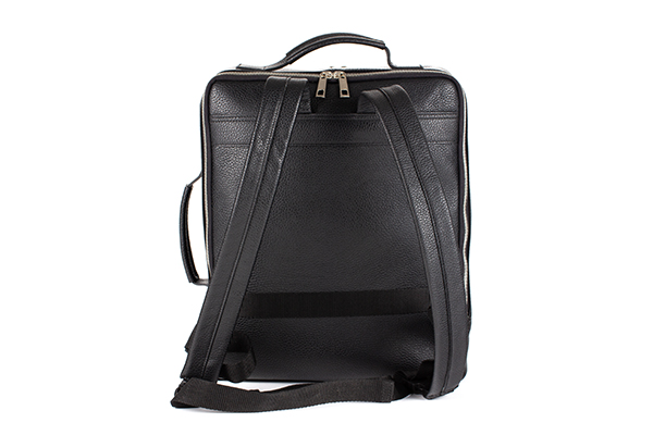 Backpack by Moretti Milano Business black color